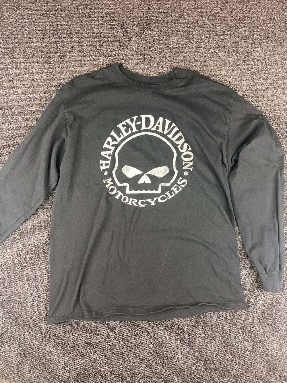 Harley-Davidson Willie G Skull Long Sleeve T-Shirt Oklahoma City OK